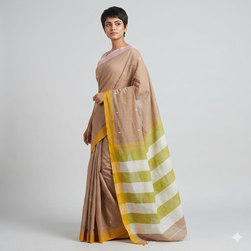 Handloom cotton saree